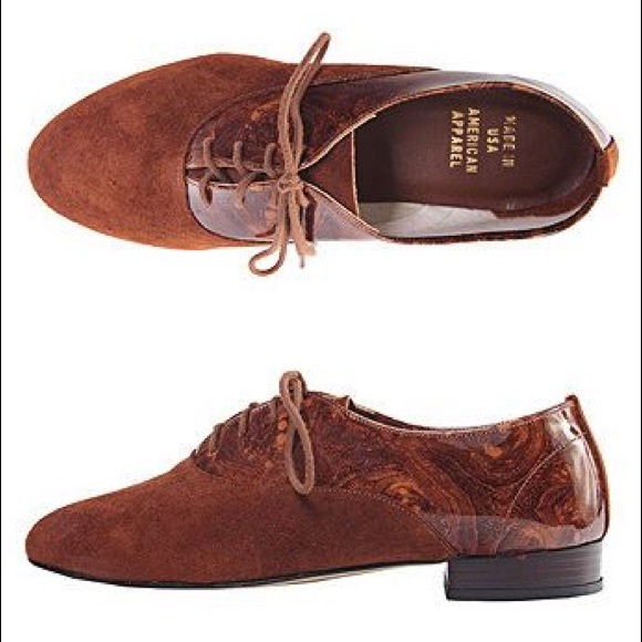 American Apparel Shoes - American Apparel Bobby Suede Marbled Shoes